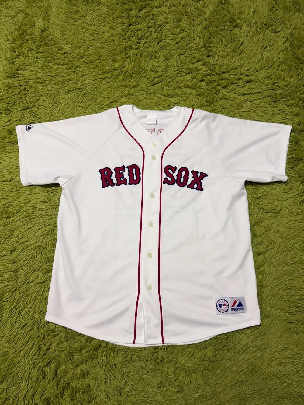 Vintage Majestic Boston Red Sox #34 Ortiz MLB Baseball Jersey Size XL